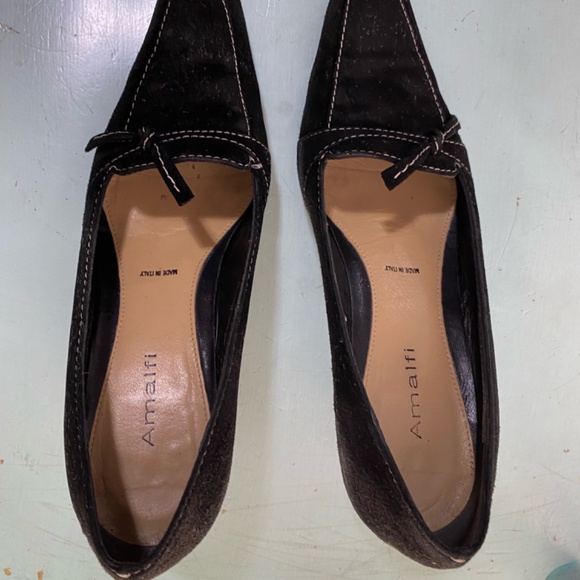Amalfi Made in Italy Size 8 Women’s Black Pumps - Picture 5 of 8